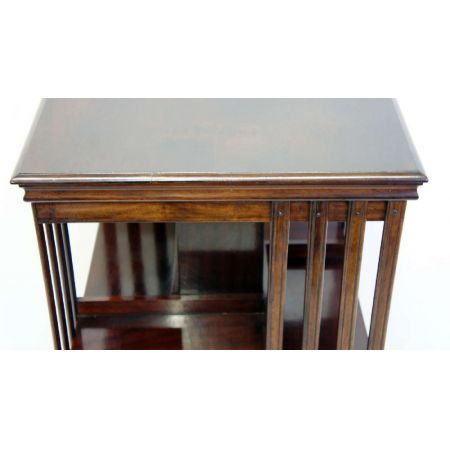 Antikes Bücherregal, 2-stufiges Regal aus Walnuss