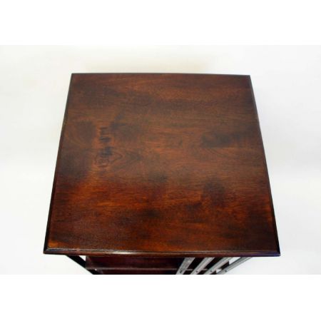 Antikes Bücherregal, 2-stufiges Regal aus Walnuss