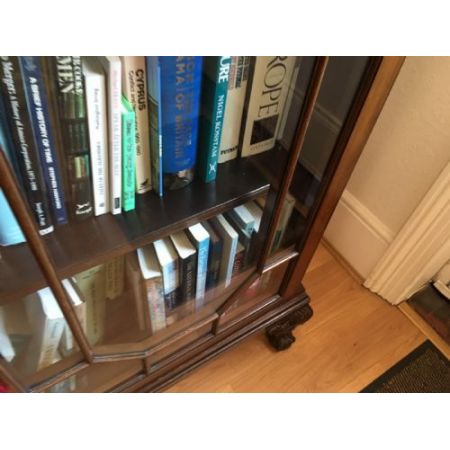 Antikes Bücherregal aus Mahagoni