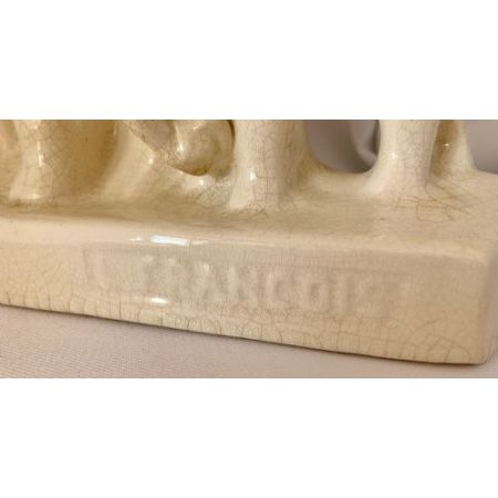 Art-Deco-Elefantengruppe/ Dekoration von Jean l Francois (1882-1941)