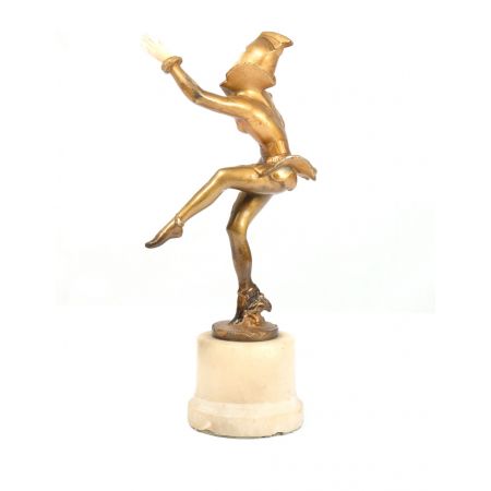 Antike Art Deco Bronzefigur. Etwa 1930