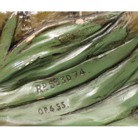 Antike viktorianische Skulptur zweier Kampftiger. Viktorianischer Stil.