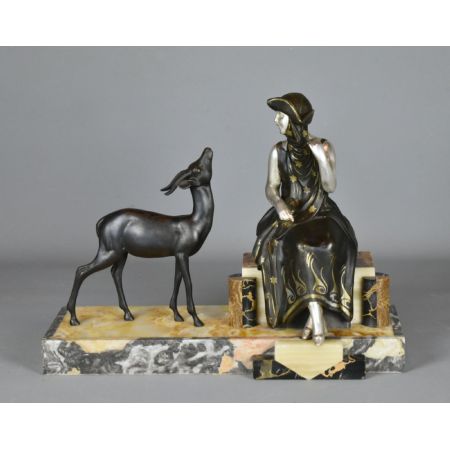Französische Art Deco Skulptur
