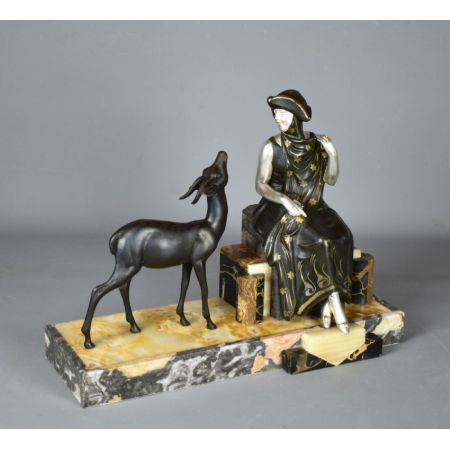 Französische Art Deco Skulptur