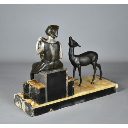 Französische Art Deco Skulptur