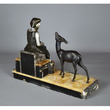 Französische Art Deco Skulptur