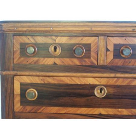 Schmuckkabinett-Miniaturkasten mit Intarsien