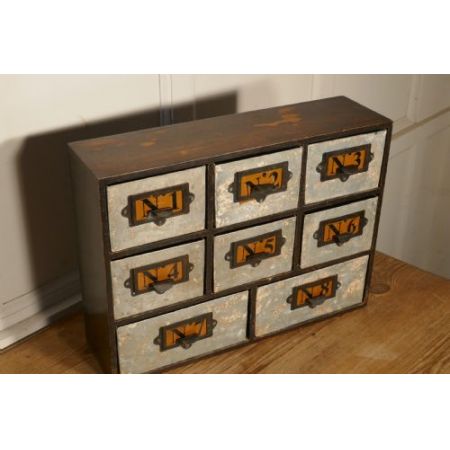 Schrank mit Organisator Schubladen Sammlerschrank 