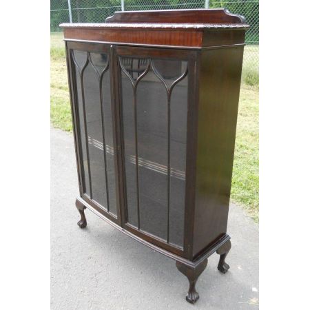 Bücherschrank aus Mahagoni Vitrinenschrank Wohnzimmerschrank