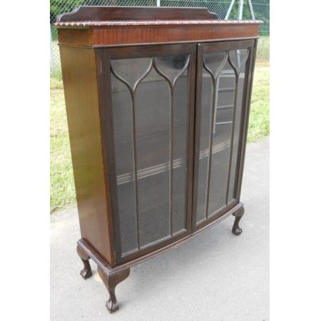 Bücherschrank aus Mahagoni Vitrinenschrank Wohnzimmerschrank