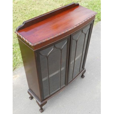 Bücherschrank aus Mahagoni Vitrinenschrank Wohnzimmerschrank