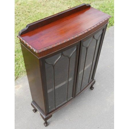 Bücherschrank aus Mahagoni Vitrinenschrank Wohnzimmerschrank