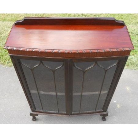 Bücherschrank aus Mahagoni Vitrinenschrank Wohnzimmerschrank