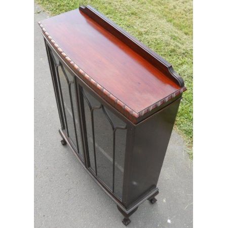 Bücherschrank aus Mahagoni Vitrinenschrank Wohnzimmerschrank