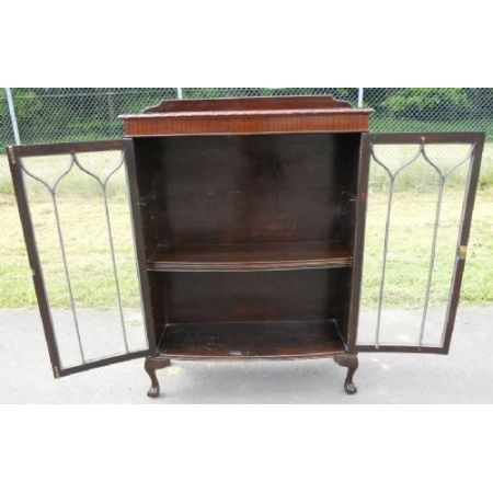 Bücherschrank aus Mahagoni Vitrinenschrank Wohnzimmerschrank