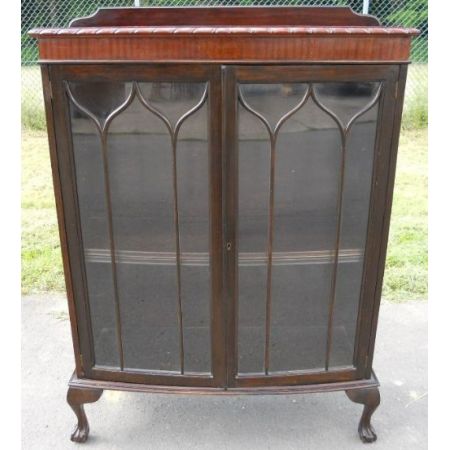 Bücherschrank aus Mahagoni Vitrinenschrank Wohnzimmerschrank