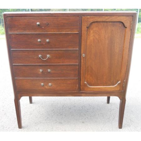 Mahagoni Musikschrank Notenschrank Massivholz