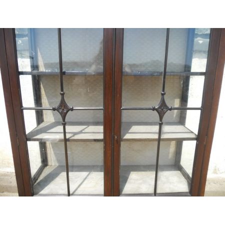 Mahagoni Porzellanvitrine Showcase Wohnzimmerschrank 