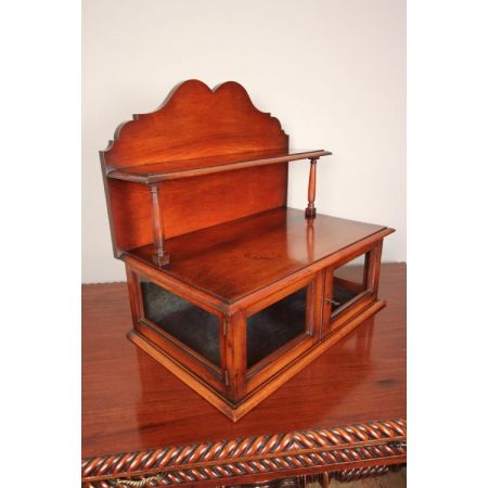 Tischvitrine aus Mahagoni showcase Selten Massivholz