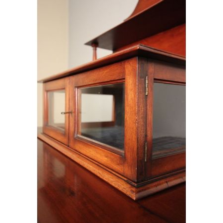 Tischvitrine aus Mahagoni showcase Selten Massivholz