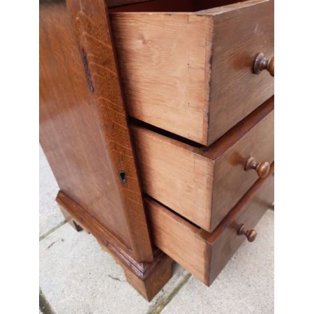 Viktorianische Mini Kommode aus Eiche antik ca 1870