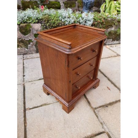 Viktorianische Mini Kommode aus Eiche antik ca 1870