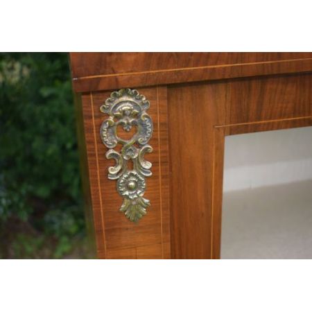 Antike viktorianische Pier Vitrine aus Walnussholz, ca. 1860