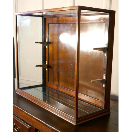 Viktorianische Mahagoni Vitrine antik ca 1870