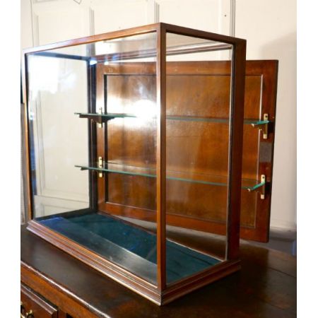 Viktorianische Mahagoni Vitrine antik ca 1870