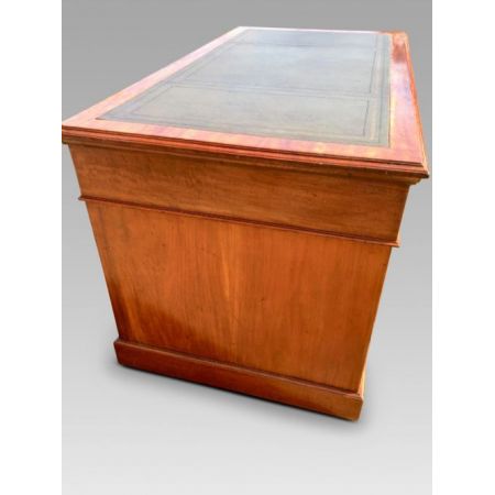 Mahagoni-Podest Schreibtisch. Englisch, um 1890