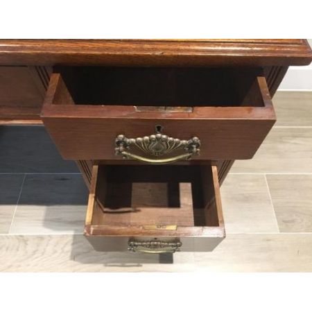  antiker Schreibtisch, Walnussholz,  viktorianisch