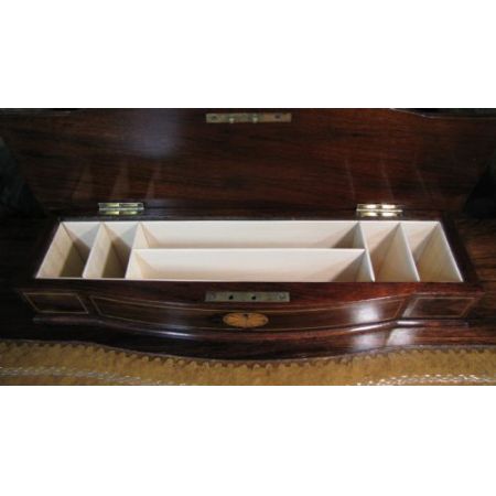 Antiker kleiner Damenschreibtisch, Palisander