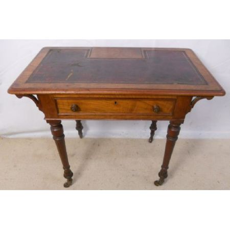 Antiker Ladies Desk, englisch, aus Nussbaum, ca. 1850