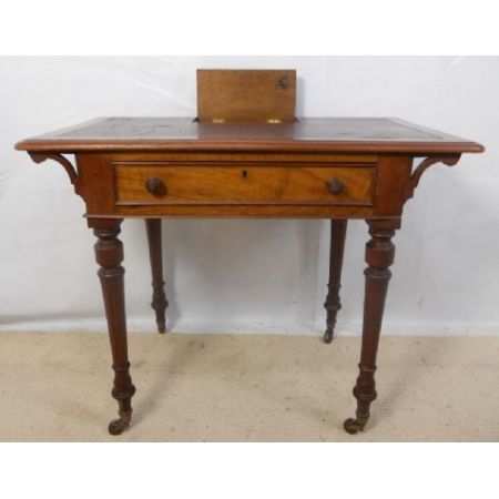 Antiker Ladies Desk, englisch, aus Nussbaum, ca. 1850