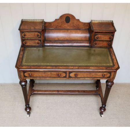 viktorianischer Grat Nussbaum Damen Schreibtisch