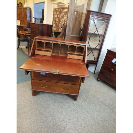 edwardian bureau, Sekretär, antik, Mahagoni 