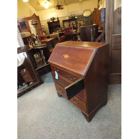 edwardian bureau, Sekretär, antik, Mahagoni 