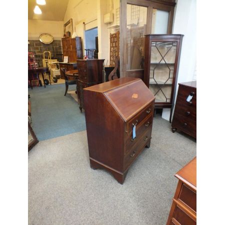 edwardian bureau, Sekretär, antik, Mahagoni 