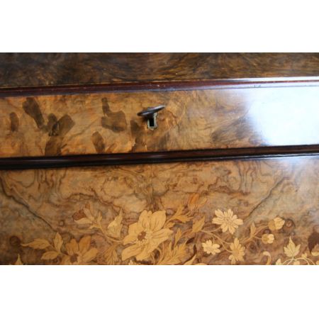  Bureau ,eingelegt, Gratwalnußholz ,  edwardian Stilepoche 