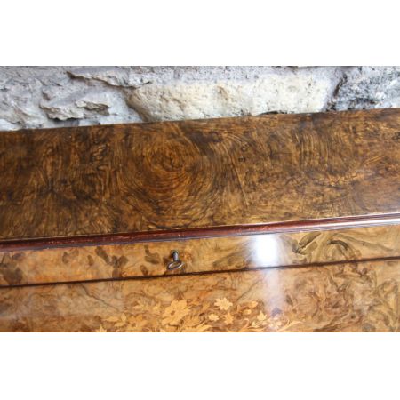  Bureau ,eingelegt, Gratwalnußholz ,  edwardian Stilepoche 