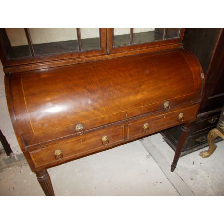 Bücherschrank,Mahagoni, 19. Jhr.