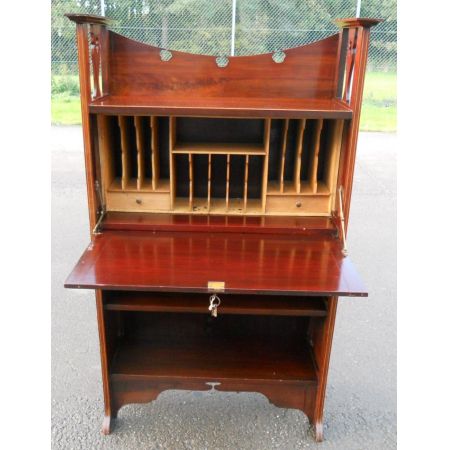 Jugendstil Bureau, Sekretär, Mahagoni, antik