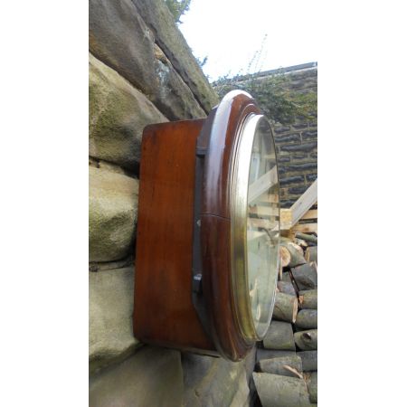 Antike Mahagoni Sicherungsuhr