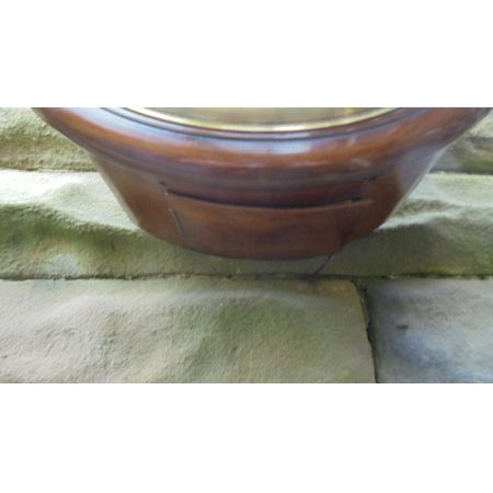 Antike Mahagoni Sicherungsuhr