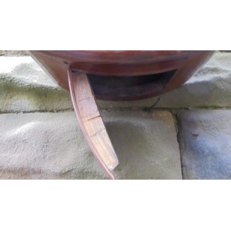 Antike Mahagoni Sicherungsuhr