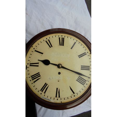 Antike Mahagoni Sicherungsuhr