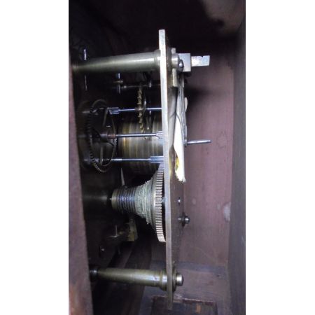 Antike Mahagoni Sicherungsuhr