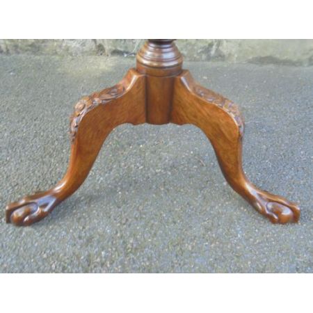 Mahagoni Galerietop Weintisch, antik