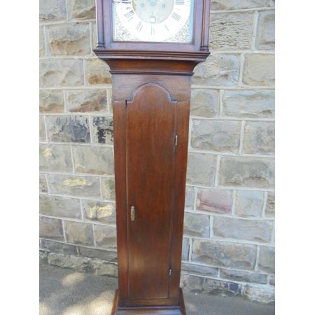 Langgehäuse Uhr walisisch antik Eiche Massivholz georgianisch