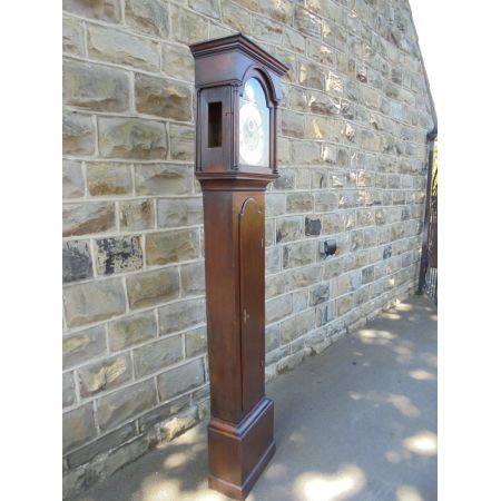 Langgehäuse Uhr walisisch antik Eiche Massivholz georgianisch